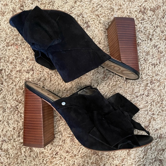 Sam Edelman Yumi Black Suede Mule - Picture 5 of 8